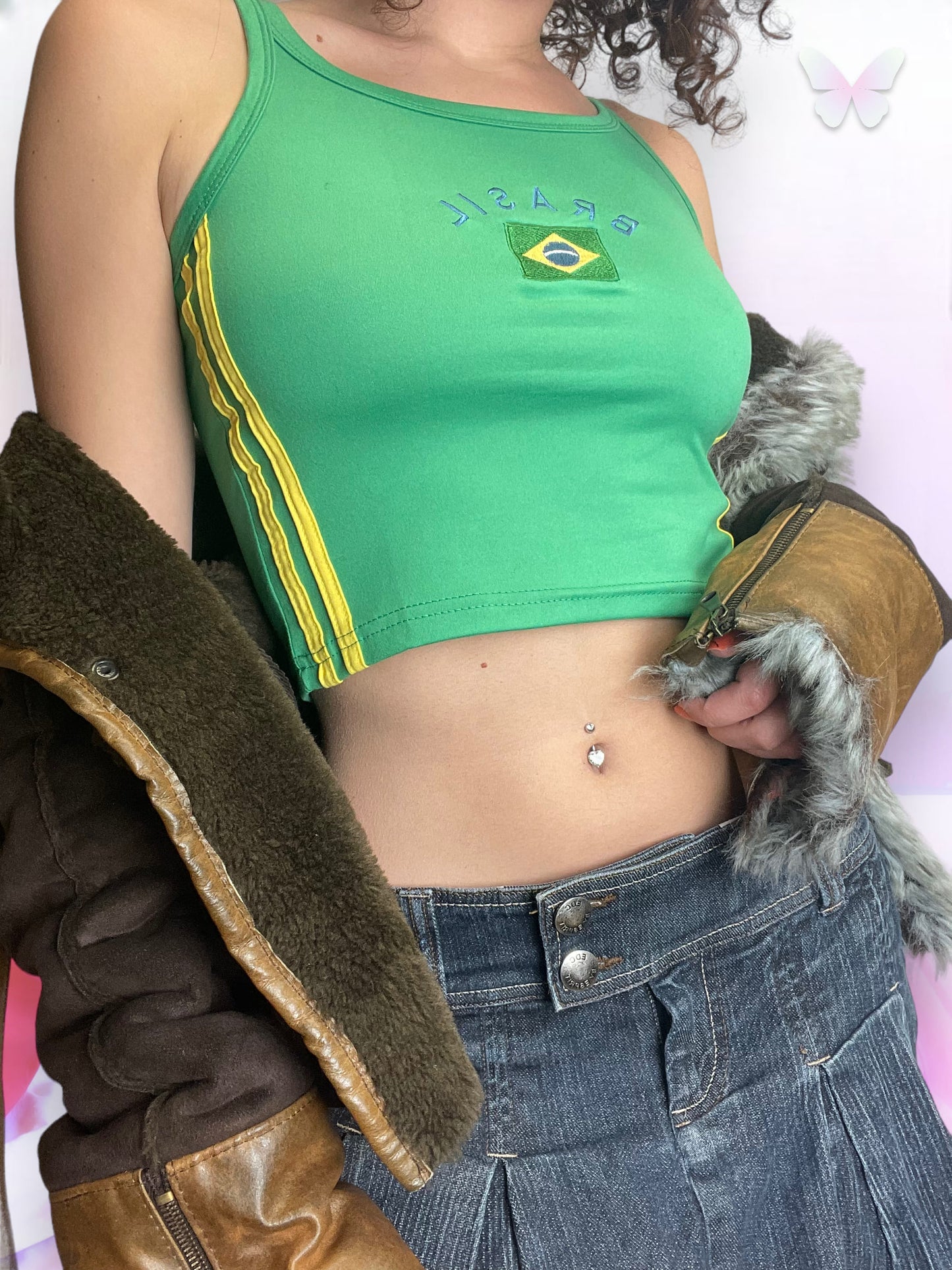 Baby tee “Brazil” | S