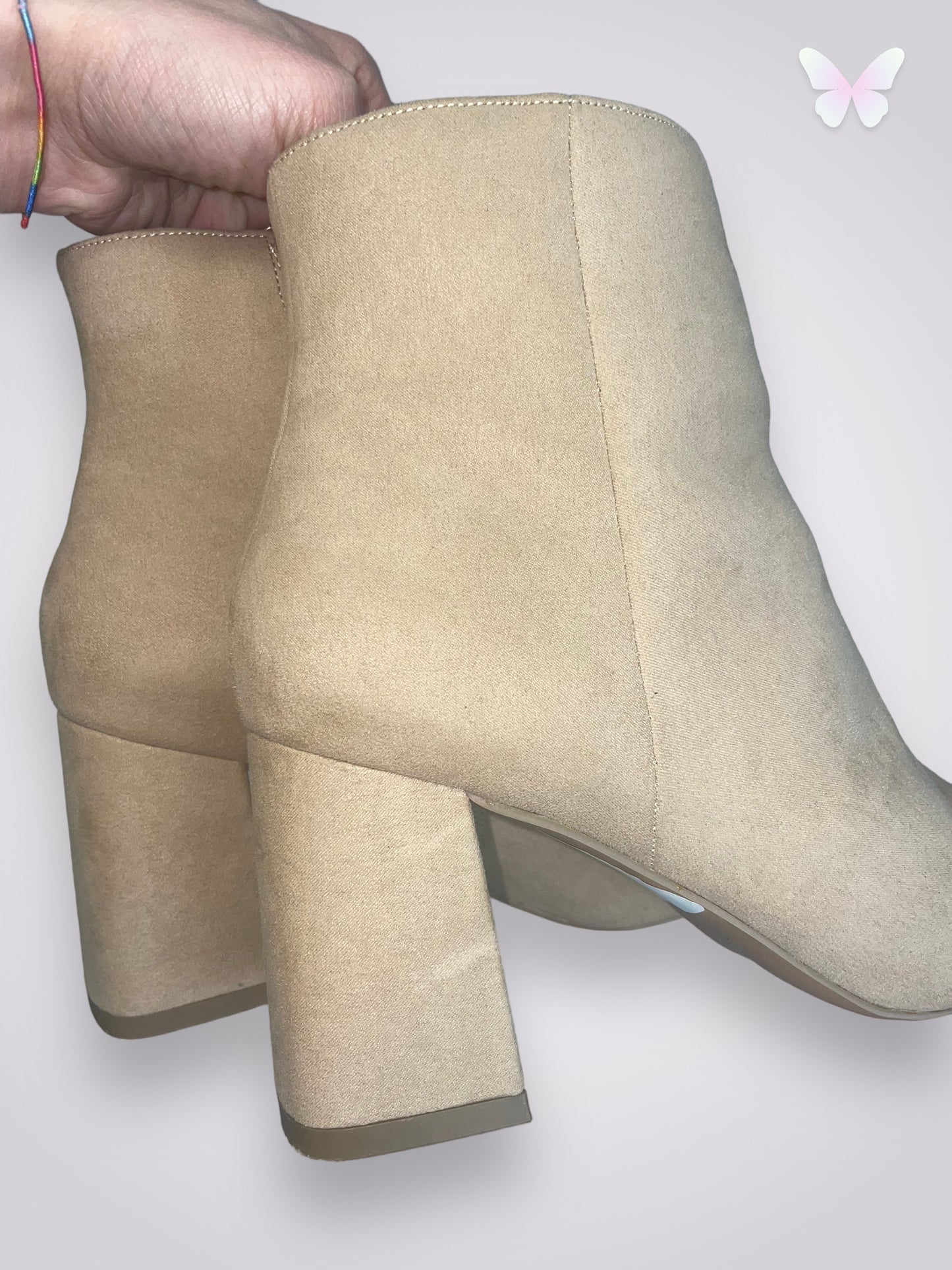 Bottines à talon beige | 40