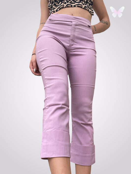 Pink cropped pants | M