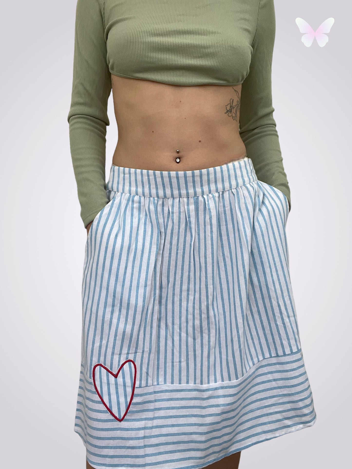 Striped skirt | M