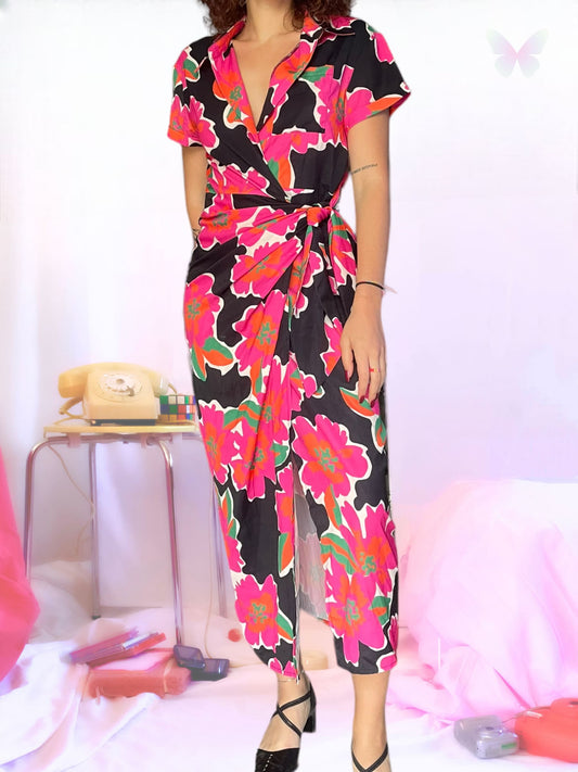 Floral kimono dress | M