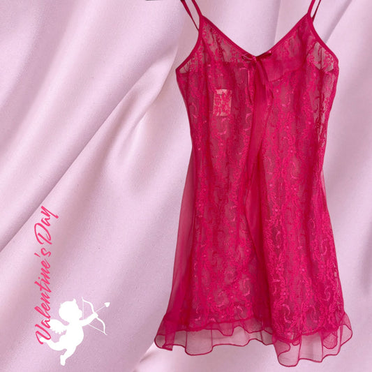 Pink nightie top | M